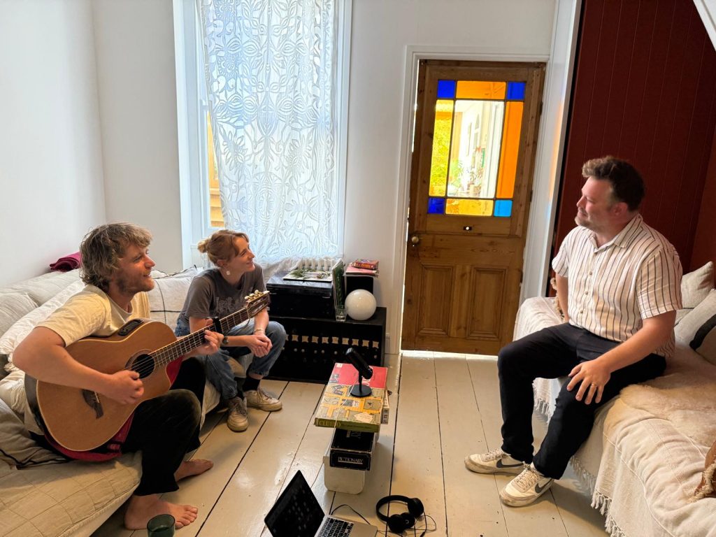 Matt with Johnny and Lillie Flynn